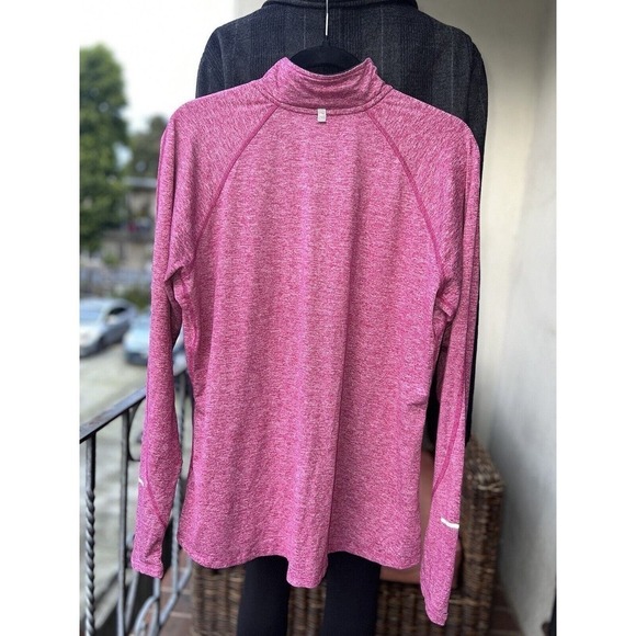 Nike Element Dry-Fit Pink / Fuchsia Long Sleeved Shirt Womens XL - Picture 2 of 4